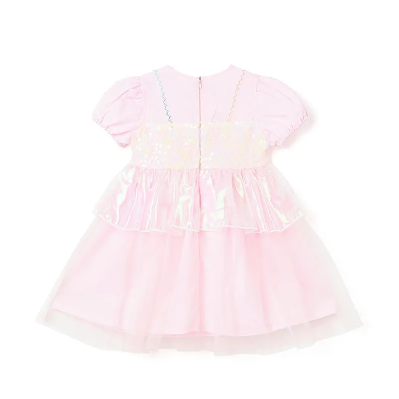 Pink Fairy Cupid Dress With Hairclip Set 2207OZ05