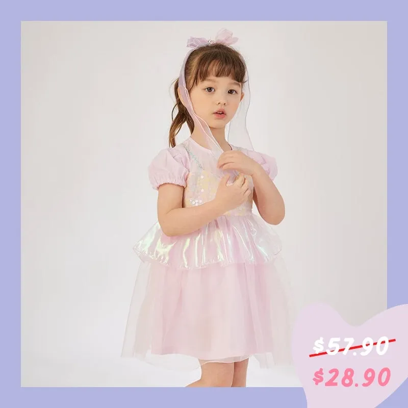 Pink Fairy Cupid Dress With Hairclip Set 2207OZ05