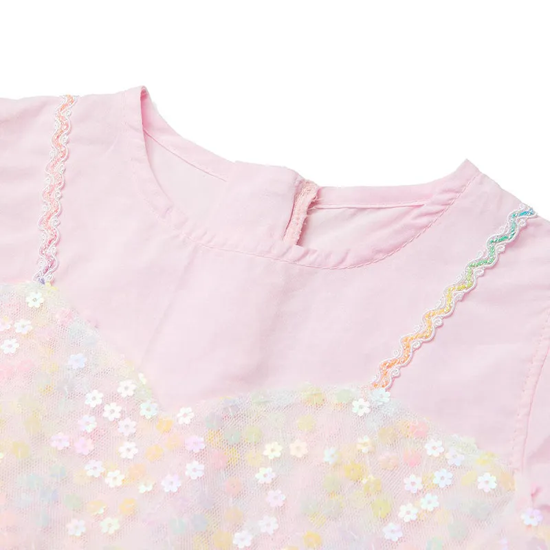 Pink Fairy Cupid Dress With Hairclip Set 2207OZ05