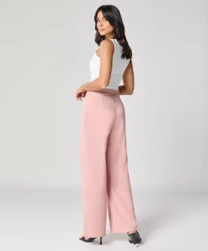 Pink Flared Formal Pant