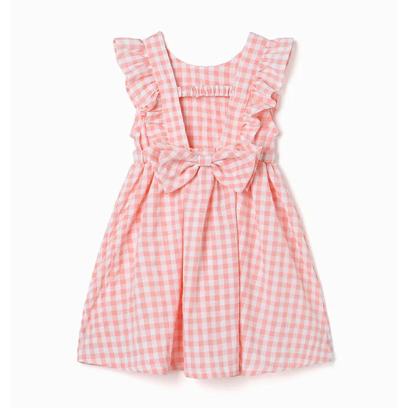 Pink Fresh Check Dress 2305OZ06