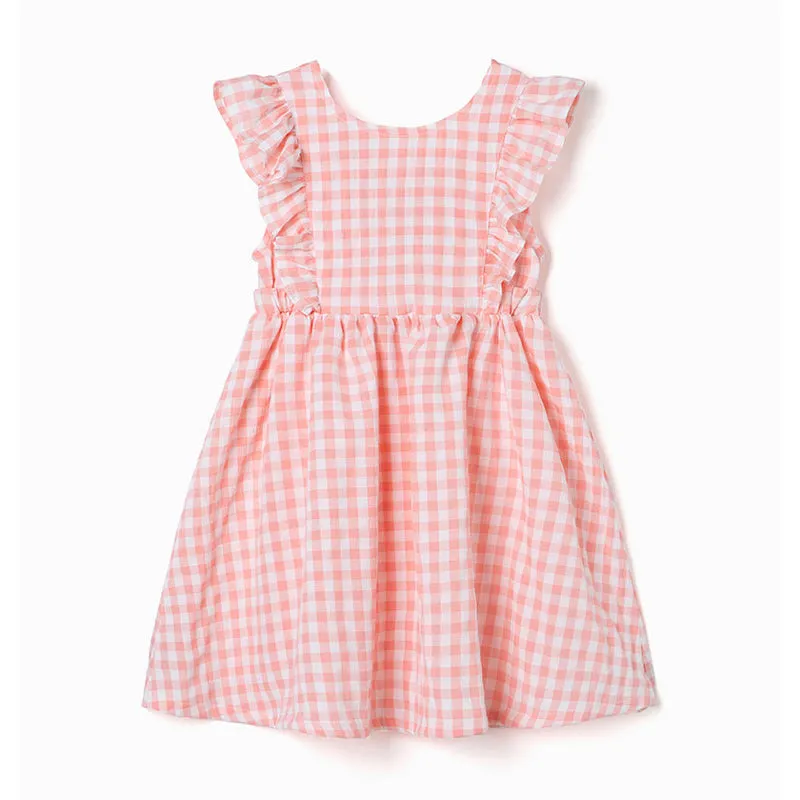Pink Fresh Check Dress 2305OZ06