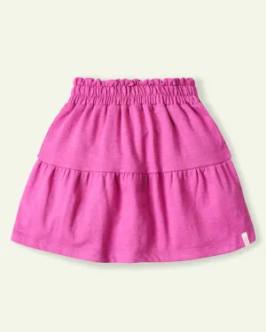 Pink Tiered Skirt