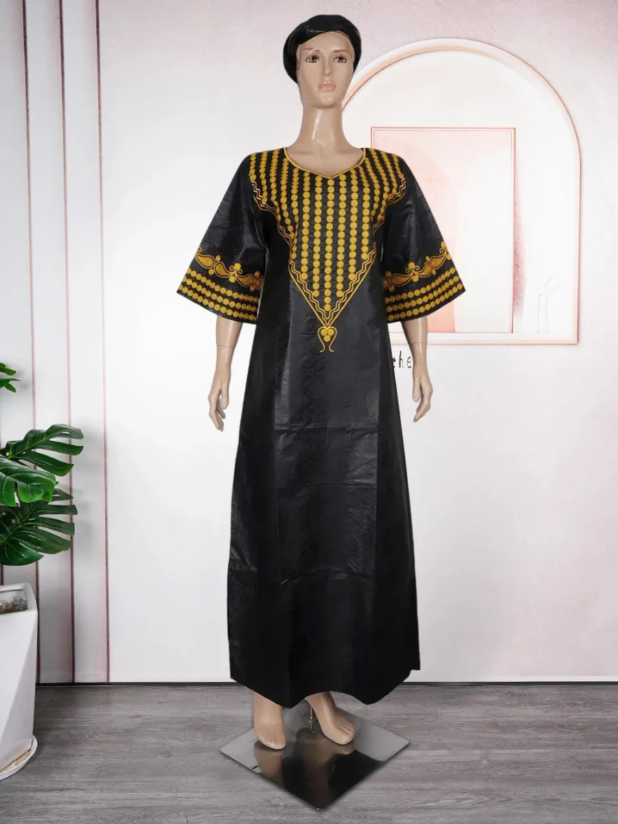 Plus-Size African Dresses for Women: Dashiki, Ankara, Embroidered Robes, Bazin Designs & Wedding Party Gowns