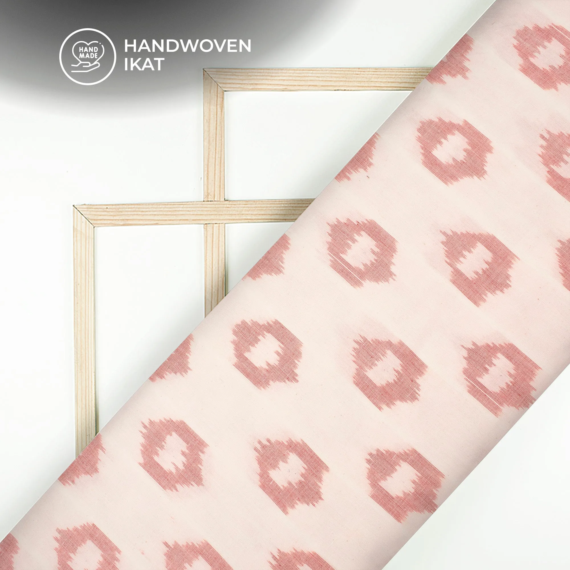 Pre-Washed Pochampally Ikat Weave Cotton Fabric