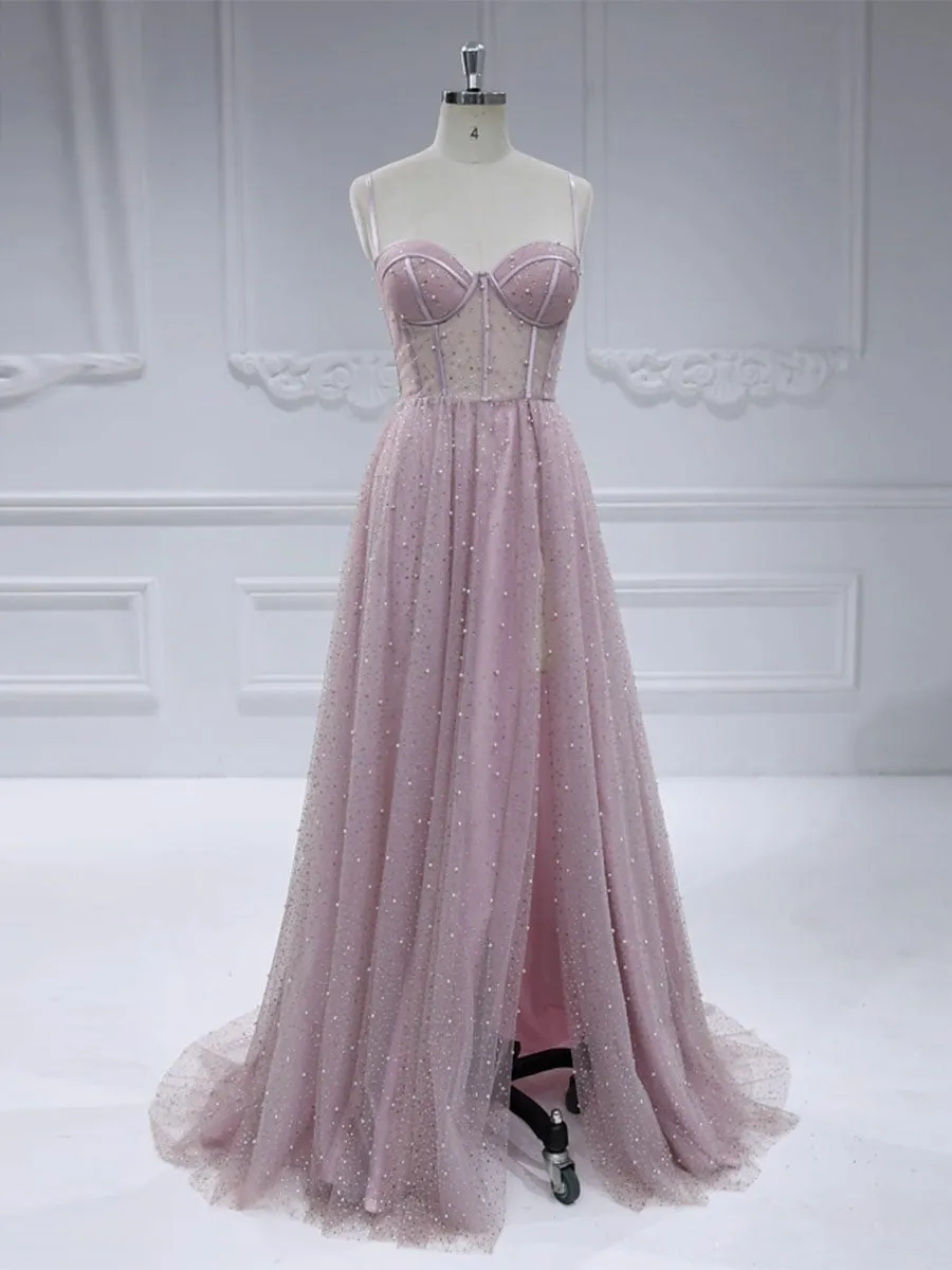 Princess Glitter-Pearls Sweetheart Ball Gown #17816
