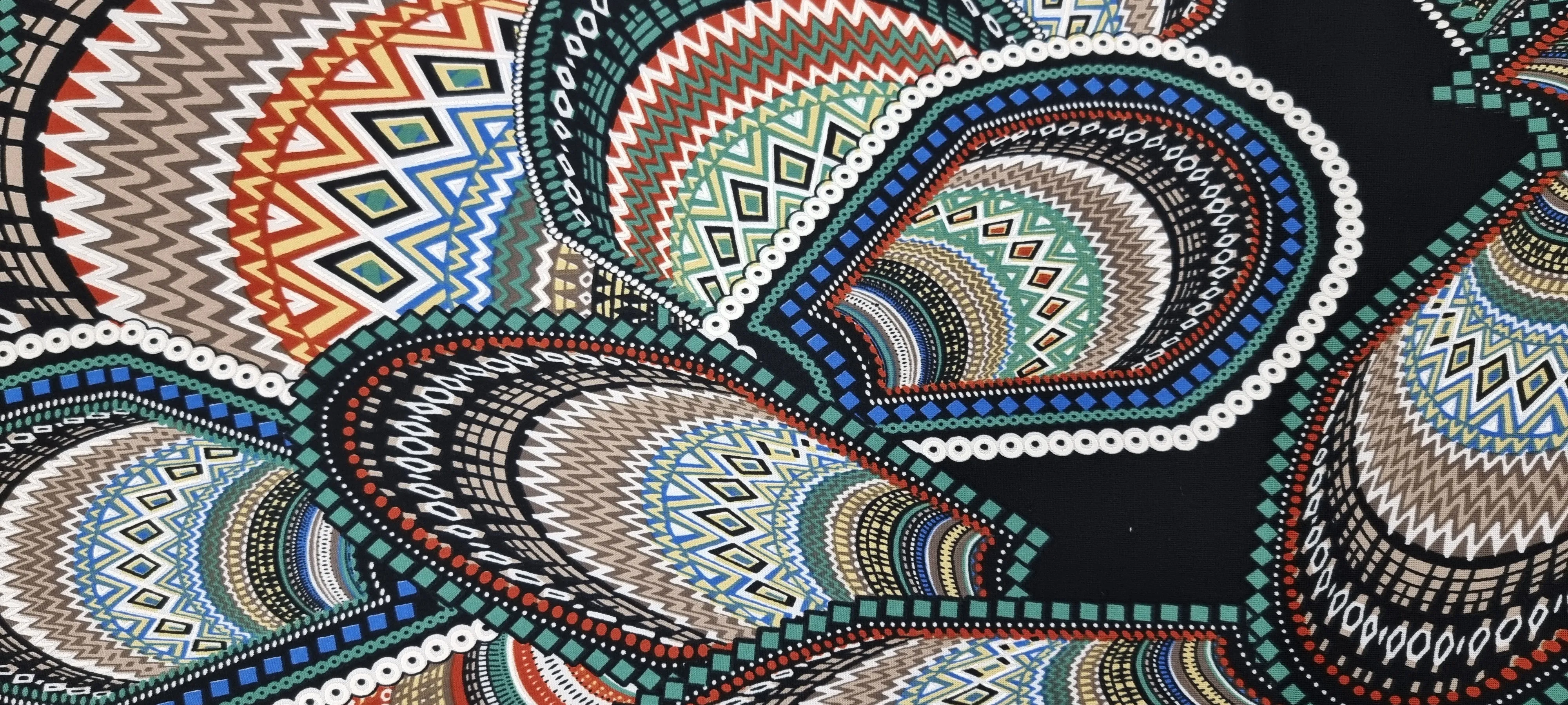 Printed Knit Fantasia Swirl