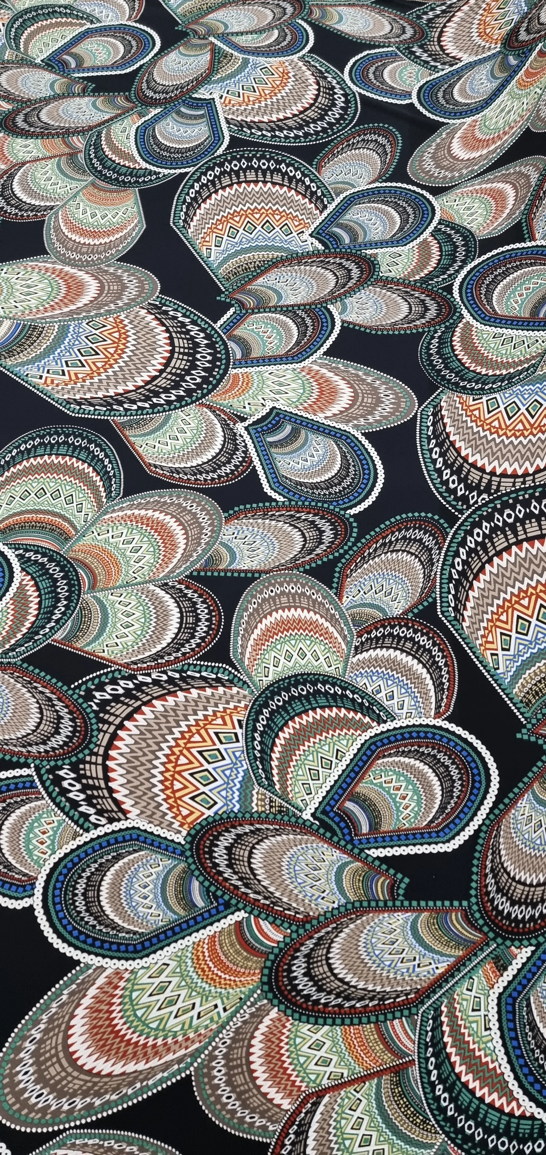 Printed Knit Fantasia Swirl