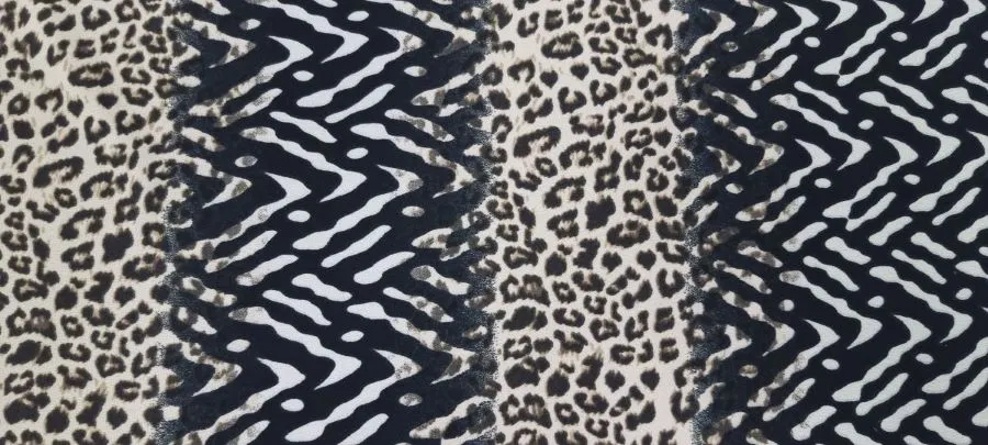 Printed Knit Jungle Stripes
