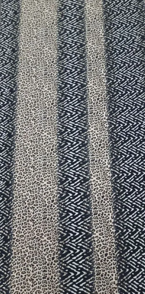 Printed Knit Jungle Stripes