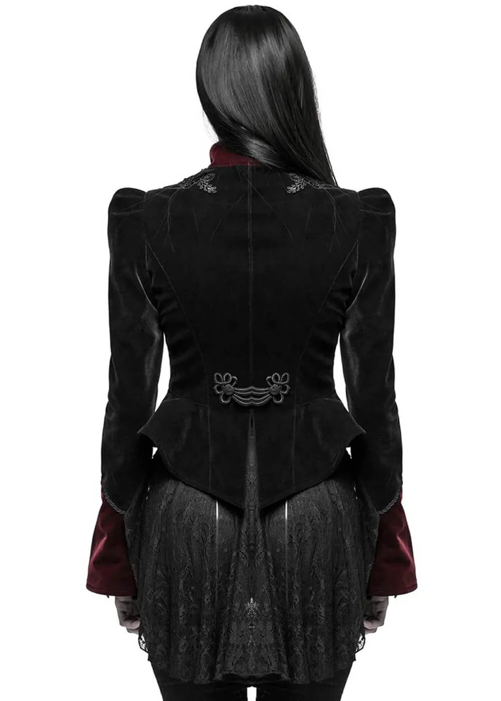 Punk Rave Crimson Peak Jasje Zwart Rood