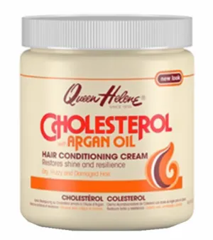 Queen Helene Cholesterol with Argan Oil Hair Conditioning Cream 15 oz