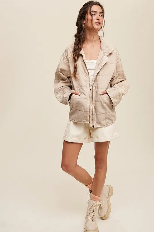 Quilted Denim Jacket, Listicle