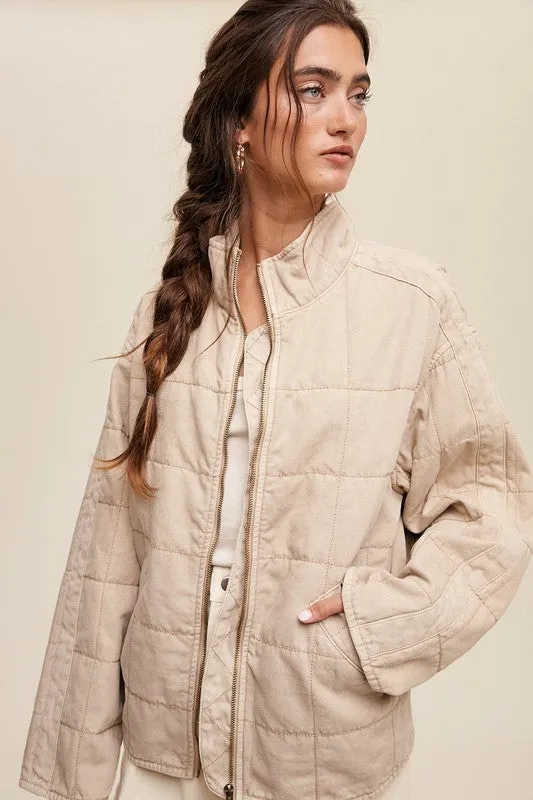 Quilted Denim Jacket, Listicle