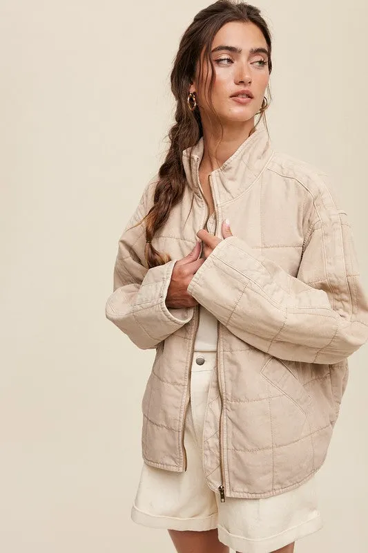 Quilted Denim Jacket, Listicle
