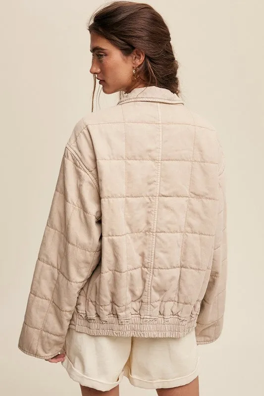 Quilted Denim Jacket, Listicle