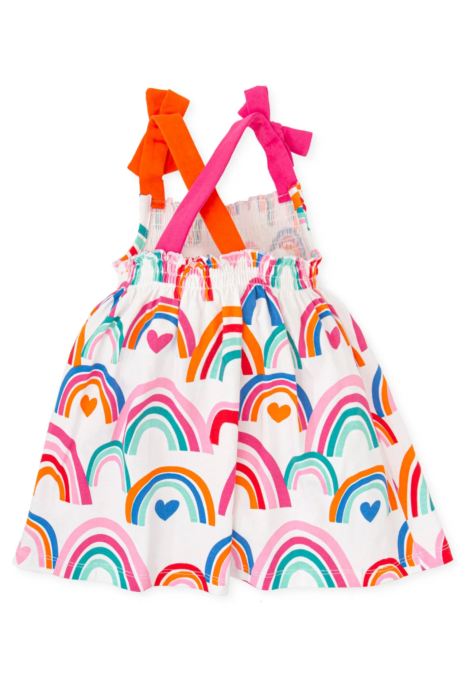 "Astrid" Rainbow Print Dress