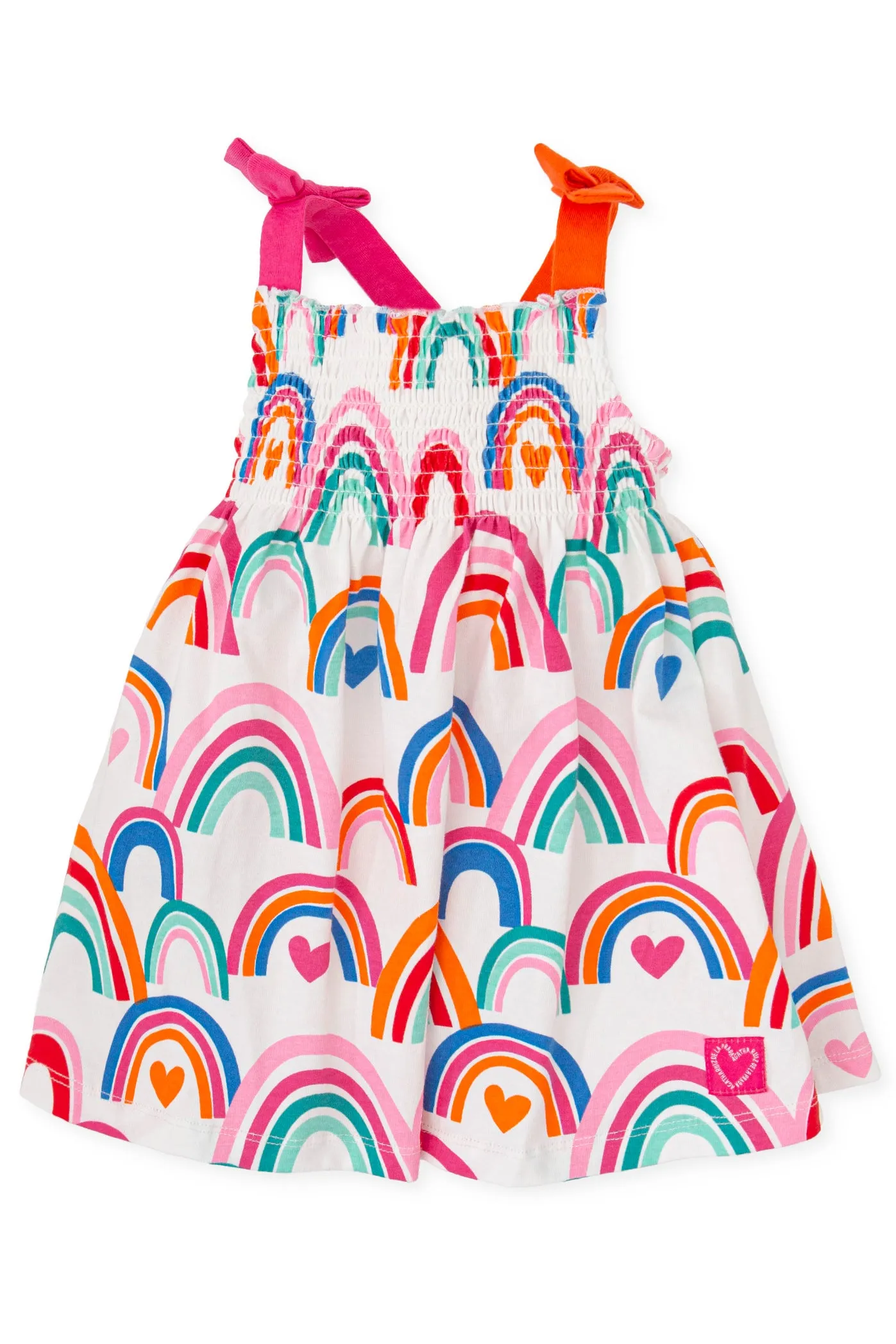 "Astrid" Rainbow Print Dress