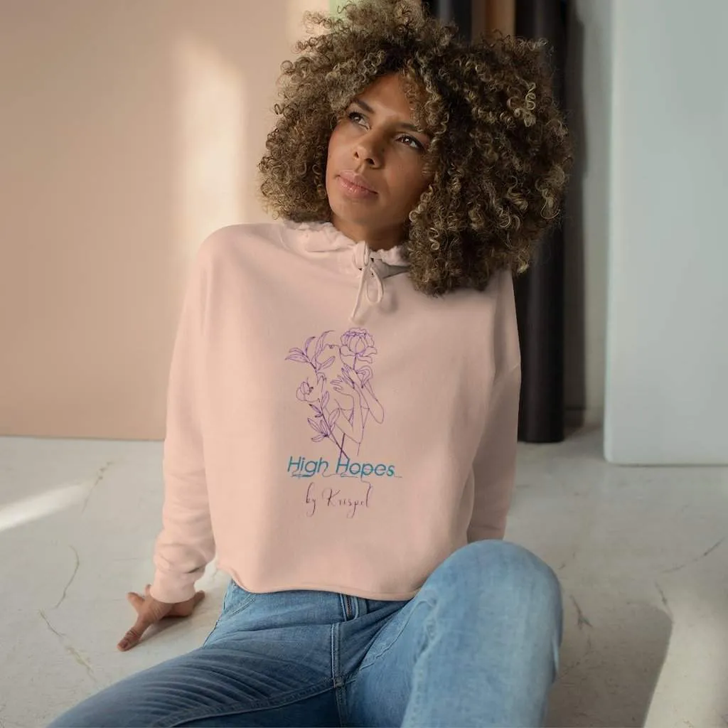 "High Hopes" Crop Hoodie