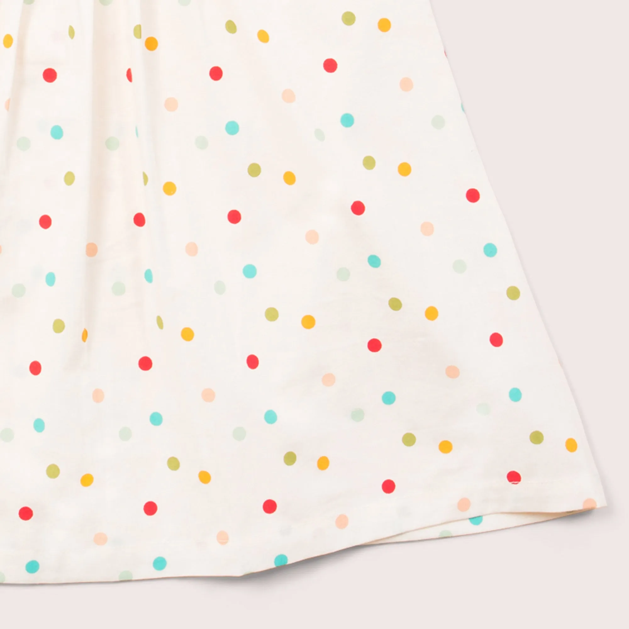 Rainbow Spots Smocked Dress