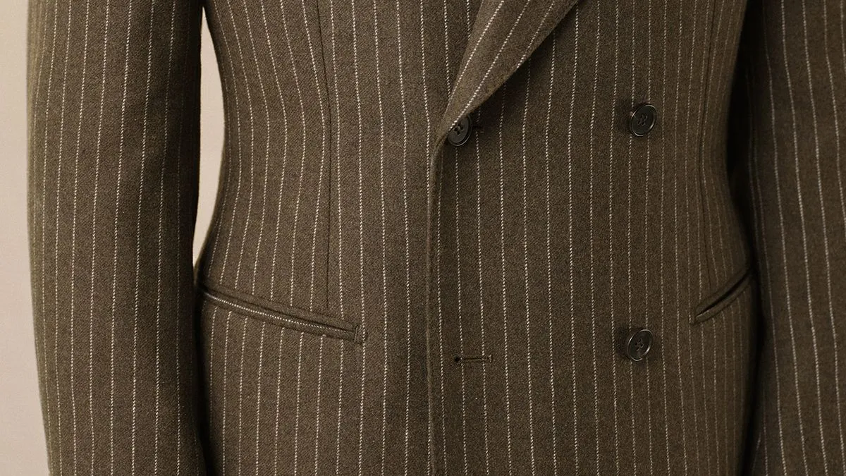 Retro 1930s Pinstripe Suit