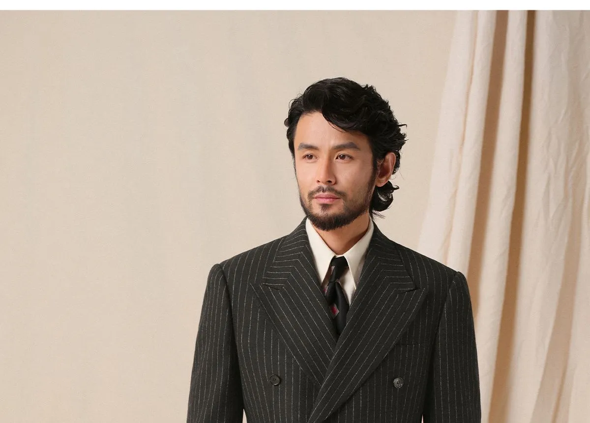 Retro 1930s Pinstripe Suit