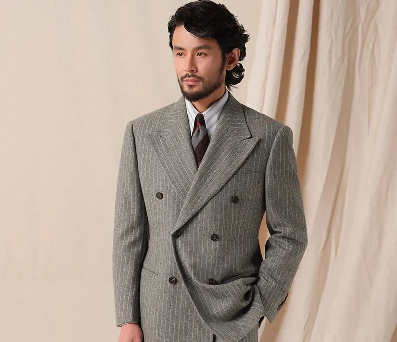 Retro 1930s Pinstripe Suit