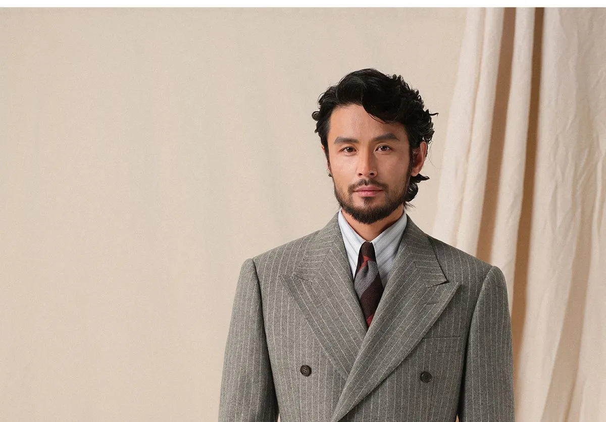 Retro 1930s Pinstripe Suit