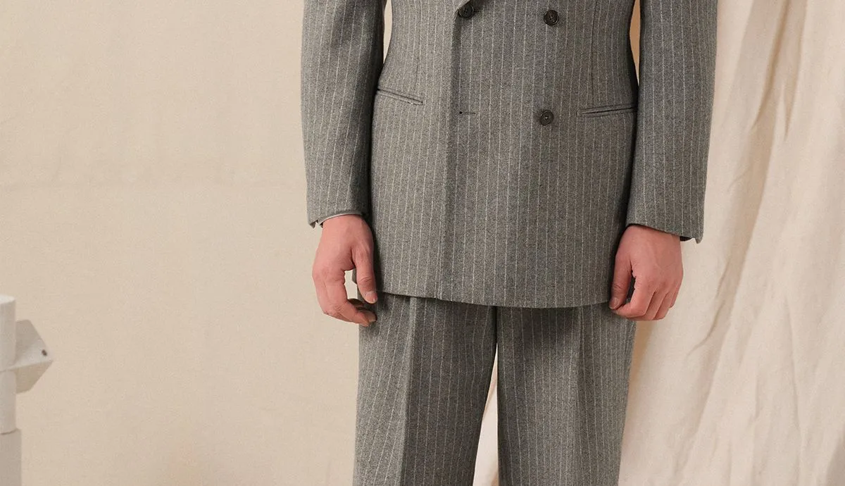 Retro 1930s Pinstripe Suit