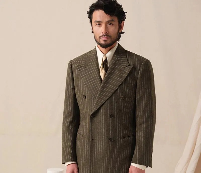 Retro 1930s Pinstripe Suit