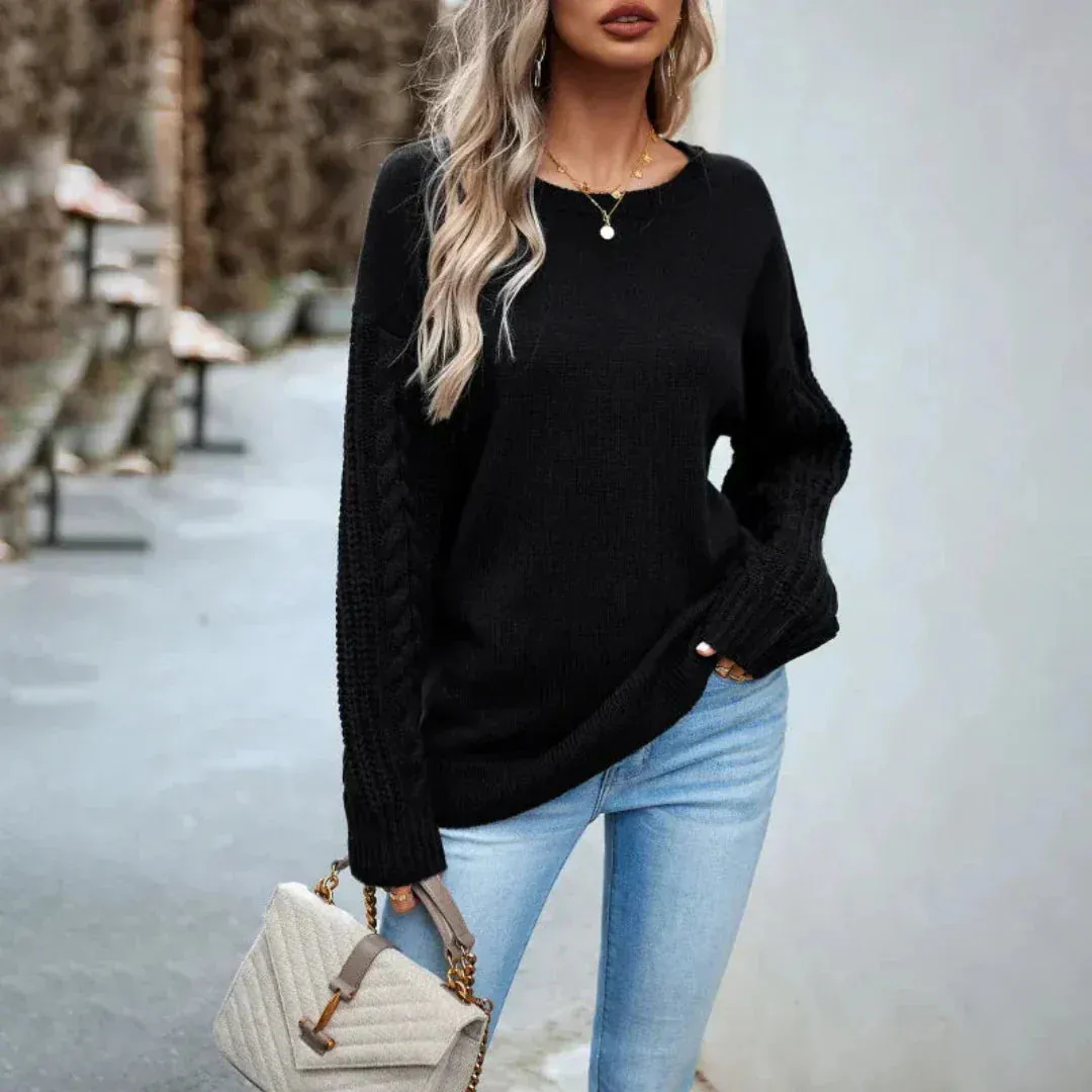 Rhys - Warm Round Neck Pullover for Women