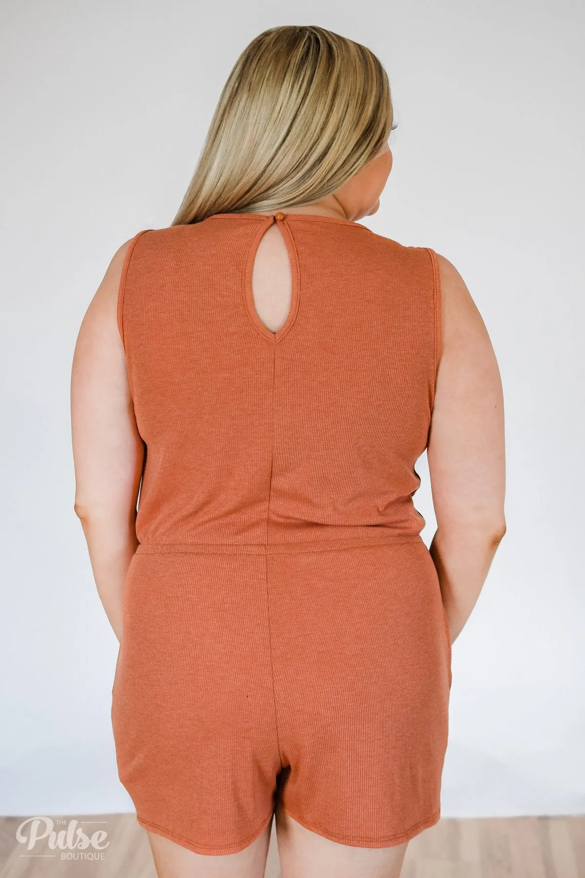 Roadtrip Ready Romper- Orange