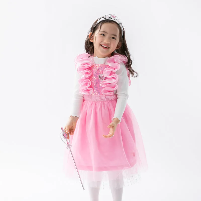 Rose Frill Dress With Accessories Set 2403OZ35