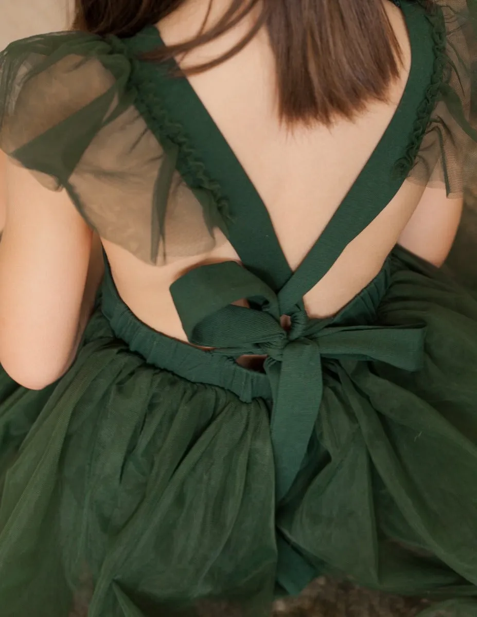 Scarlett Tutu Dress - Emerald Green