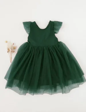 Scarlett Tutu Dress - Emerald Green