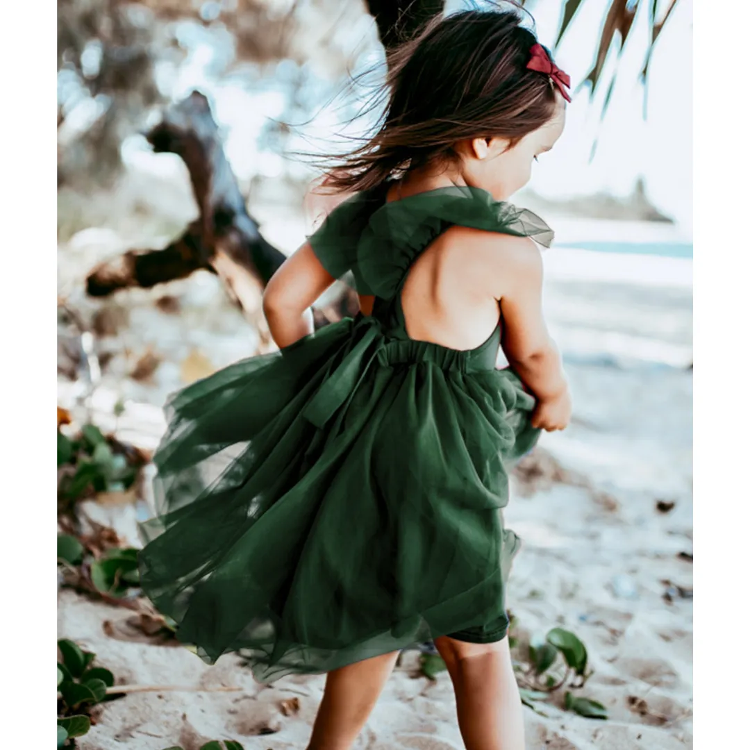Scarlett Tutu Dress - Emerald Green