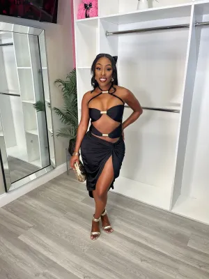 serena black dress