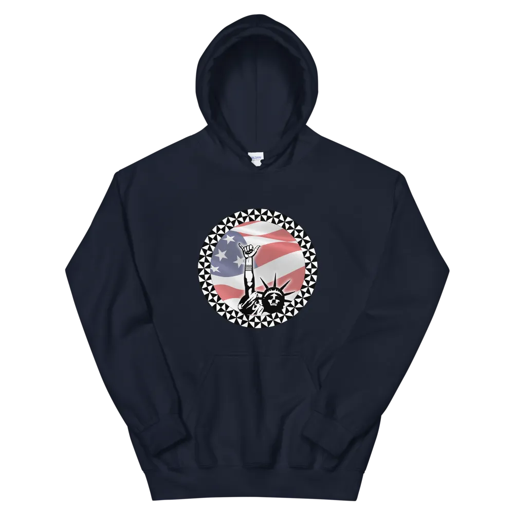 Shaka of Liberty - Stars and Stripes *ADULT HOODIE*
