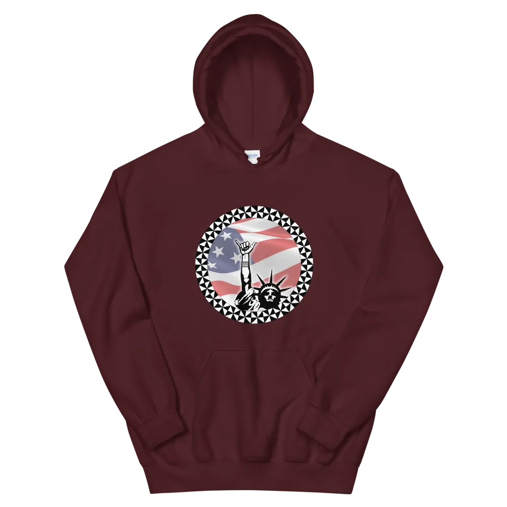 Shaka of Liberty - Stars and Stripes *ADULT HOODIE*
