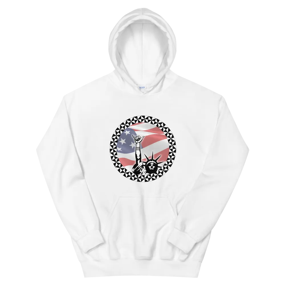 Shaka of Liberty - Stars and Stripes *ADULT HOODIE*