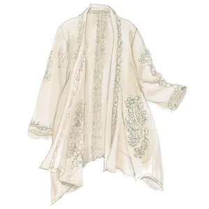 Sheer Embroidered Jacket