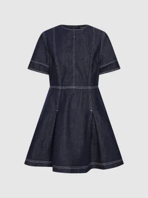 Short Sleeve Denim Dresses