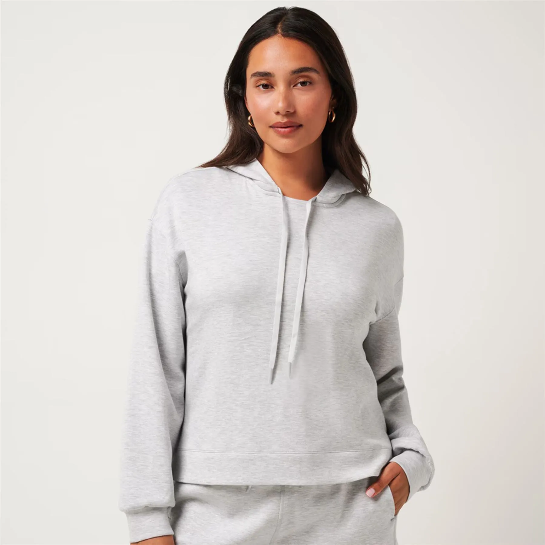 Skyloft Soft Hoodie Heather Light Gray