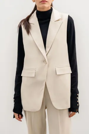 SLEEVELESS BLAZER
