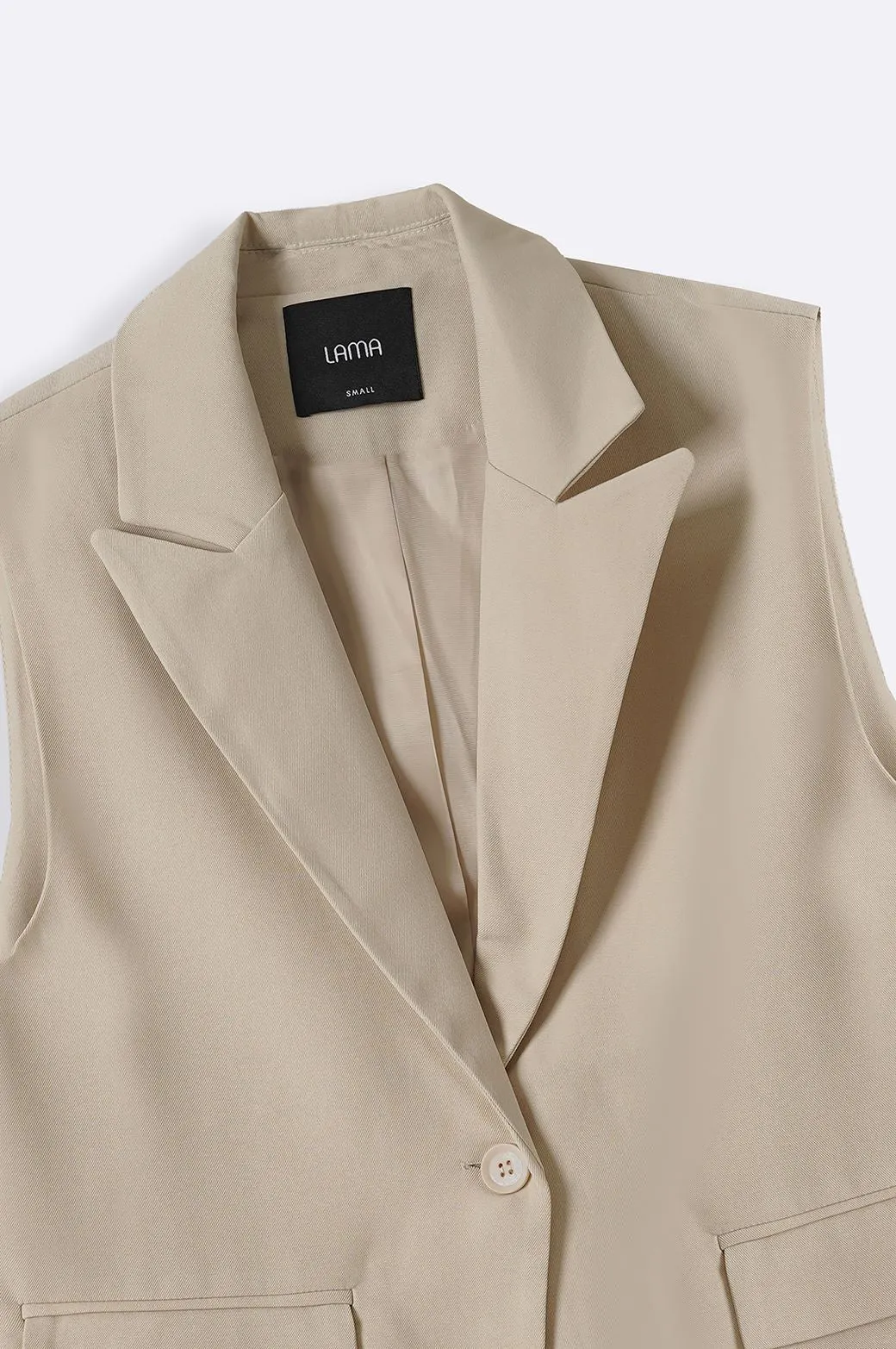 SLEEVELESS BLAZER