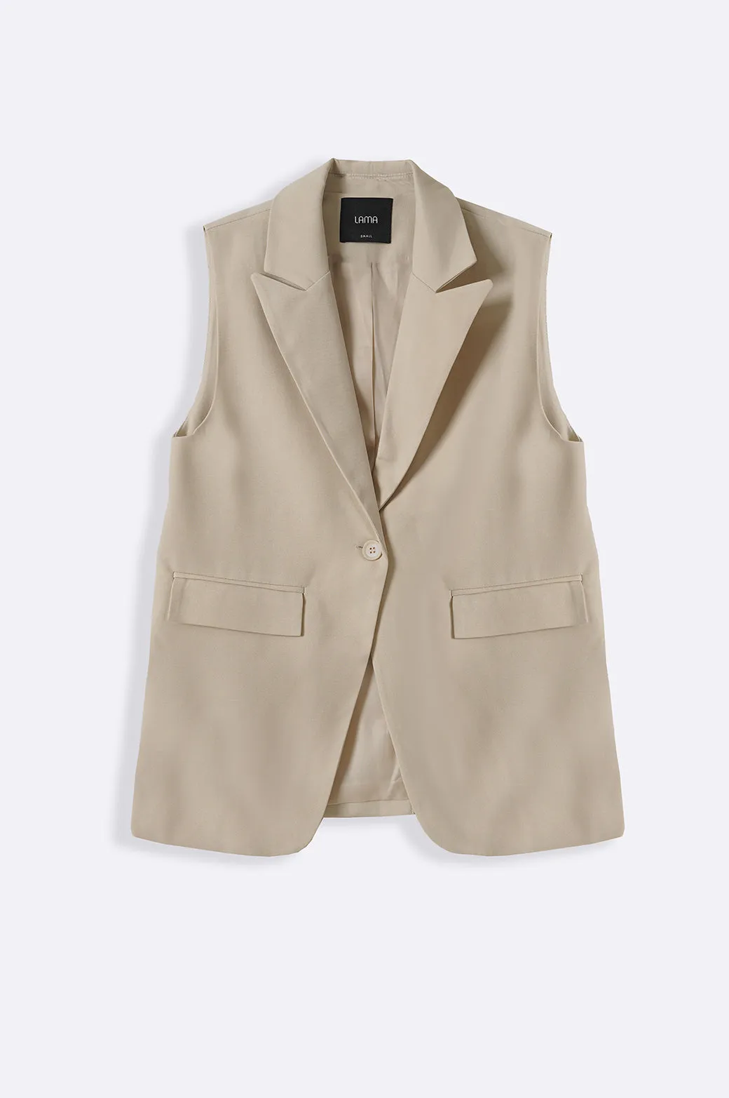 SLEEVELESS BLAZER