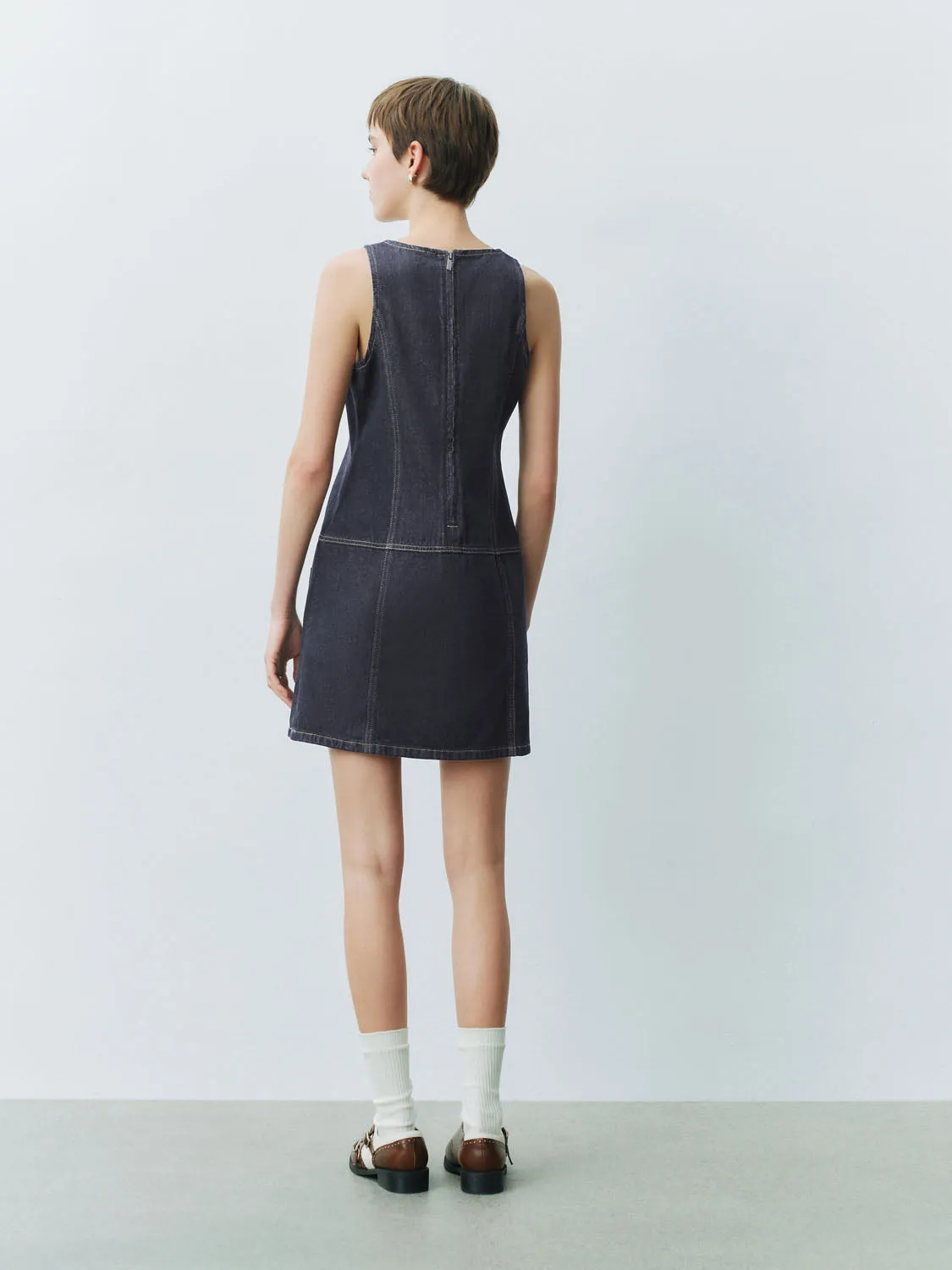 Sleeveless Denim Dresses