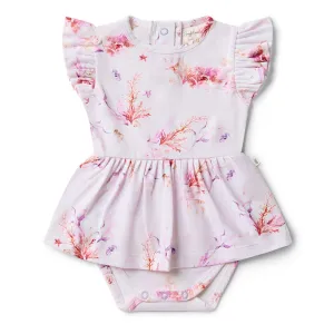 Snuggle Hunny Kids - Organic Dress | Coral