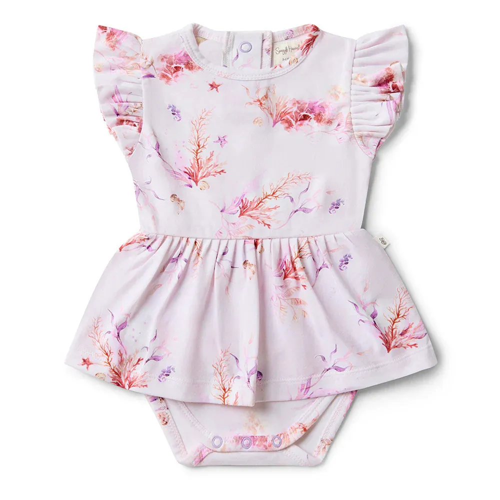 Snuggle Hunny Kids - Organic Dress | Coral