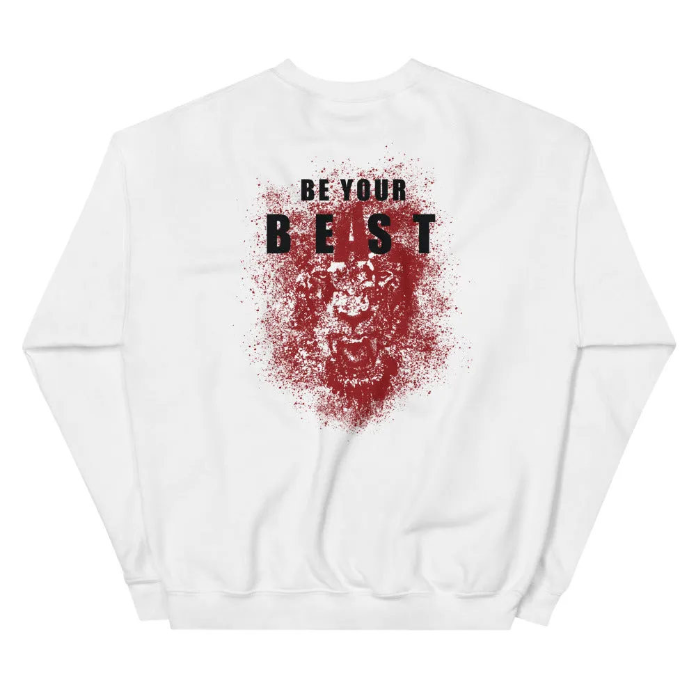 Soaring And Still Champion™ with Be Your Beast back, ASC sleeve logo men's sweatshirt